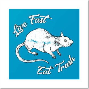 Life Fast & Eat Trash Posters and Art